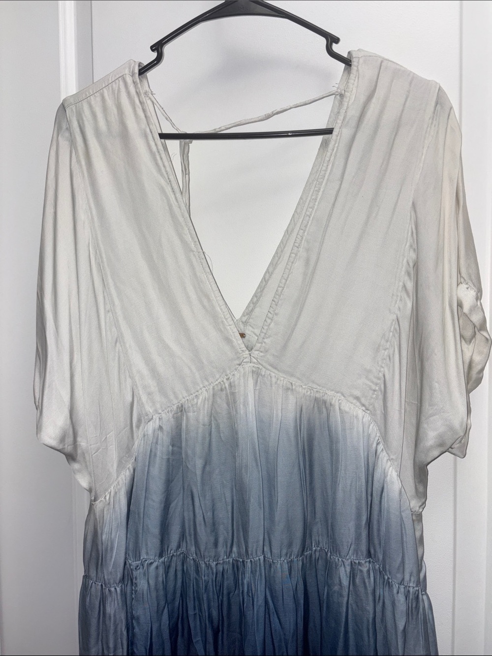 Free People Sun Up Mini Dress Ombre Silky Size Medium - Picture 4 of 8